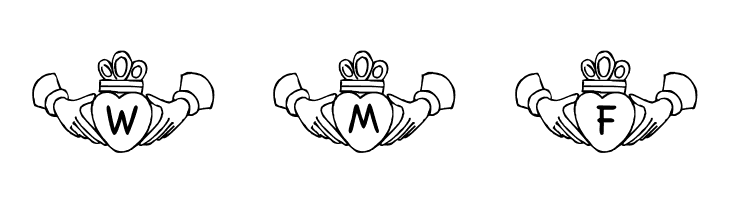 FL Claddagh  Free Fonts Download
