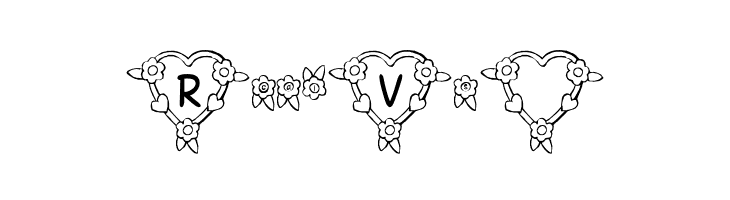 FL Heart Light  Free Fonts Download