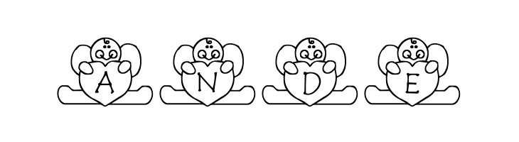 FL Scrappy Angel  Free Fonts Download