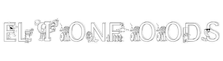 FL Sesame Street  Free Fonts Download