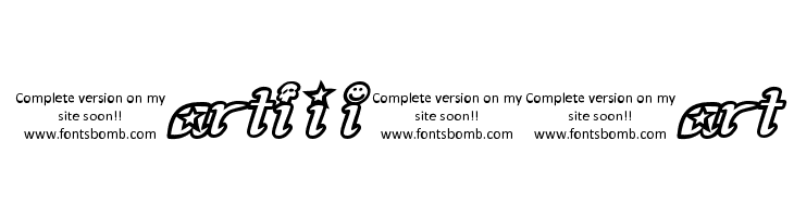 art iii  Free Fonts Download