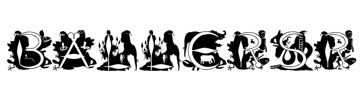 Afrika Images G Sangoma  Free Fonts Download