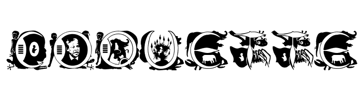 Afrika Images G Sangoma  Free Fonts Download