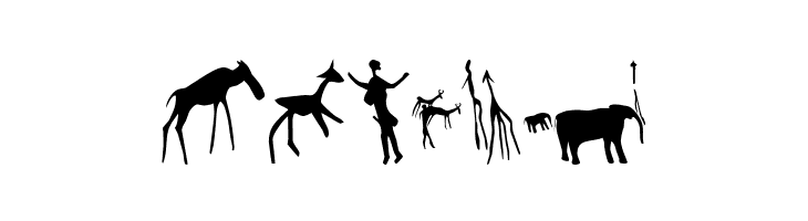 Afrika RockArt N Cberg2  Free Fonts Download