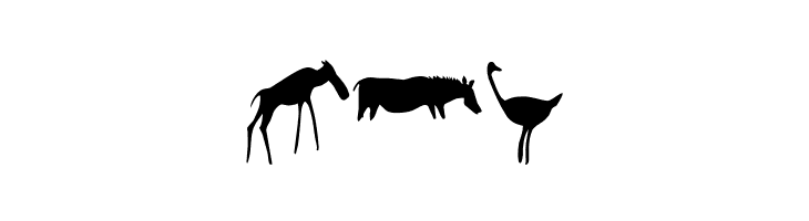Afrika RockArt N Cberg2  Free Fonts Download