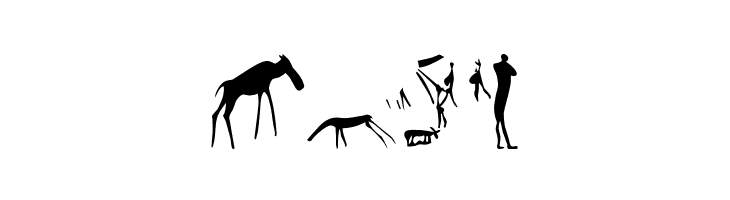 Afrika RockArt N Cberg2  Free Fonts Download