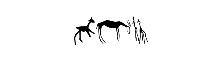 Afrika RockArt N Cberg2  Free Fonts Download