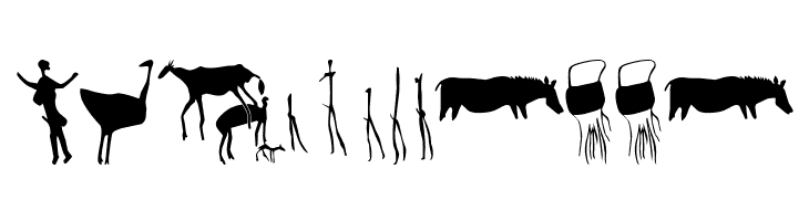 Afrika RockArt N Cberg2  Free Fonts Download