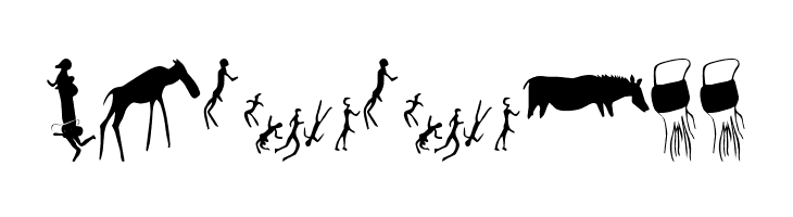 Afrika RockArt N Cberg2  Free Fonts Download