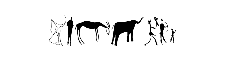 Afrika RockArt N Cberg2  Free Fonts Download