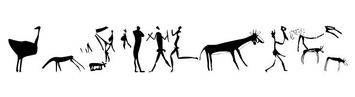 Afrika RockArt N Cberg2  Free Fonts Download