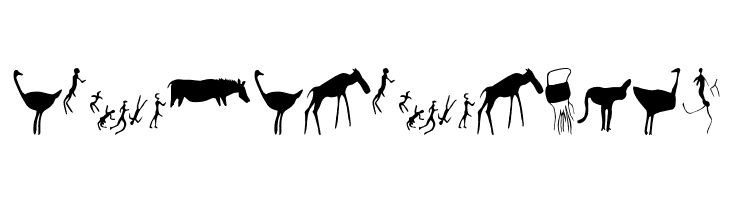 Afrika RockArt N Cberg2  Free Fonts Download