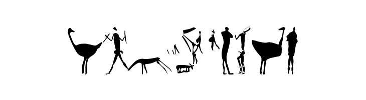 Afrika RockArt N Cberg2  Free Fonts Download