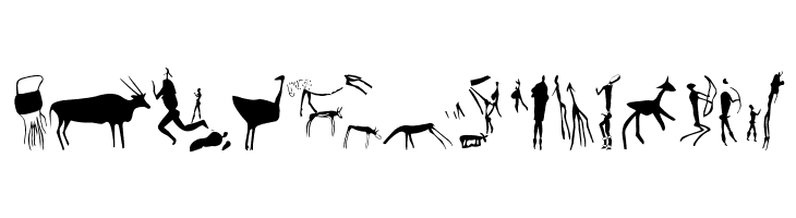 Afrika RockArt N Cberg2  Free Fonts Download