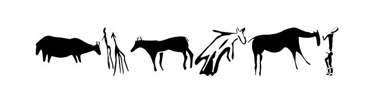 Afrika RockArt N Cberg2  Free Fonts Download