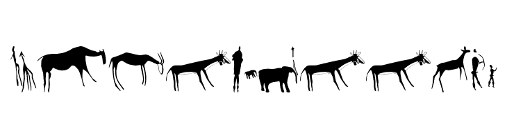 Afrika RockArt N Cberg2  Free Fonts Download