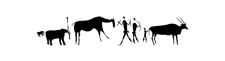 Afrika RockArt N Cberg2  Free Fonts Download