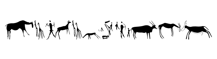 Afrika RockArt N Cberg2  Free Fonts Download