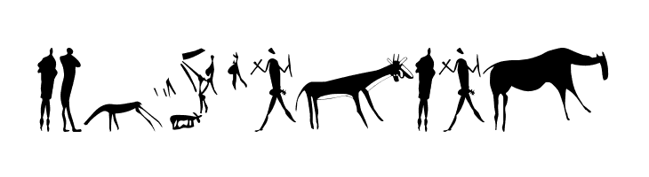 Afrika RockArt N Cberg2  Free Fonts Download