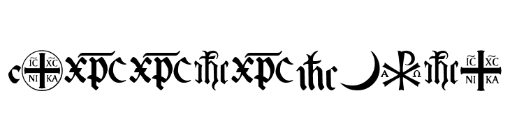 Christian Icons B Monograms  Free Fonts Download