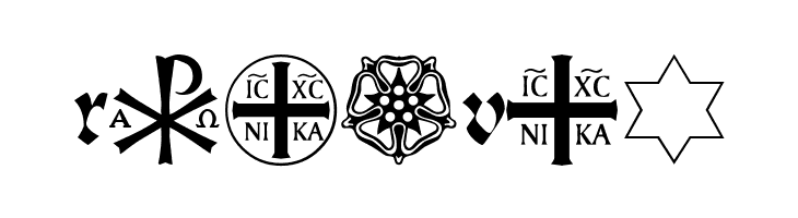 Christian Icons B Monograms  Free Fonts Download