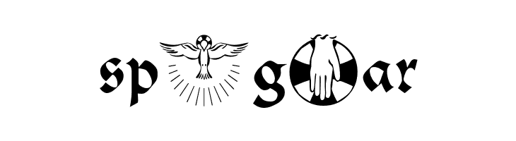 Christian Icons B Monograms  Free Fonts Download