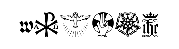 Christian Icons B Monograms  Free Fonts Download