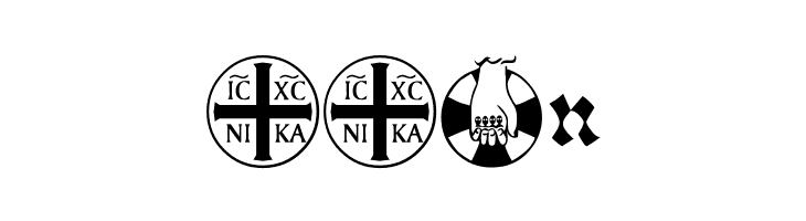 Christian Icons B Monograms  Free Fonts Download