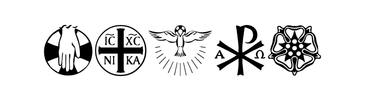 Christian Icons B Monograms  Free Fonts Download