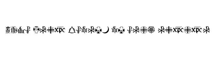 Christian Icons B Monograms  Free Fonts Download