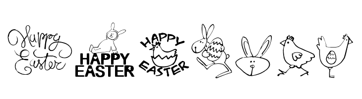 HAPPY EASTER_DEMO  Free Fonts Download