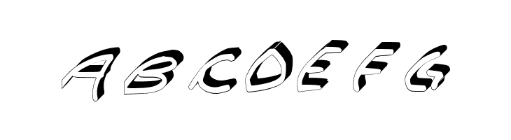 Gennaro_Palmieri_Niagara_3D Medium  Free Fonts Download