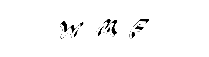 Gennaro_Palmieri_Niagara_3D Medium  Free Fonts Download