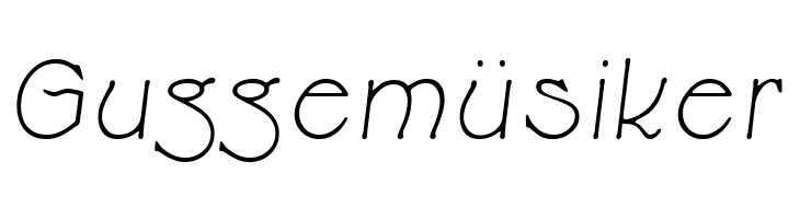 CupolaUnicode LightItalic  Free Fonts Download