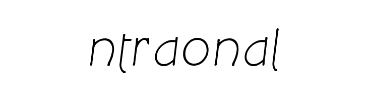 CupolaUnicode LightItalic  Free Fonts Download