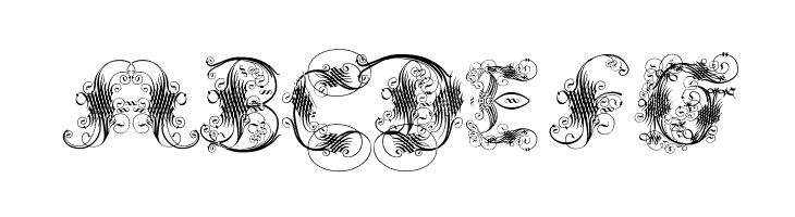 ExtravagantCapitals  Free Fonts Download