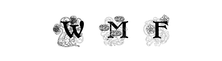 FloralCapsNouveau  Free Fonts Download
