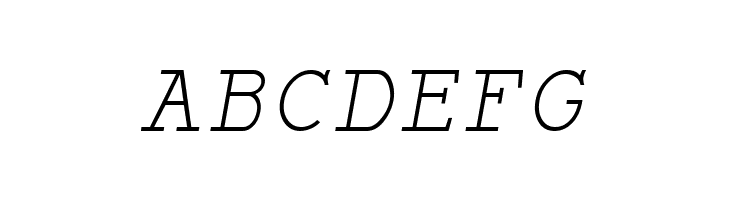 Monospace Oblique  Free Fonts Download