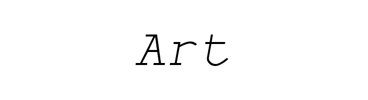 Monospace Oblique  Free Fonts Download