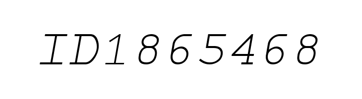 Monospace Oblique  Free Fonts Download