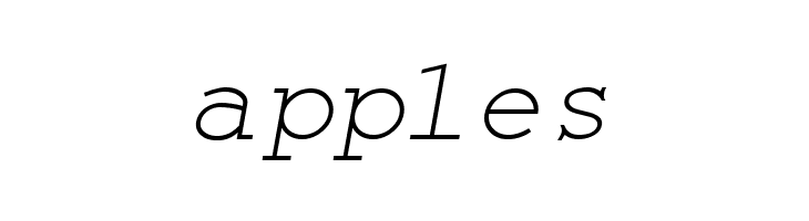 Monospace Oblique  Free Fonts Download