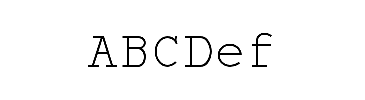 Monospace Regular  Free Fonts Download