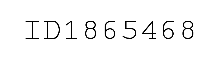 Monospace Regular  Free Fonts Download