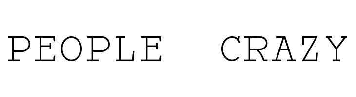 Monospace Regular  Free Fonts Download