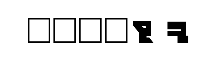 AVIAN/MYRMICAT numerals  Free Fonts Download