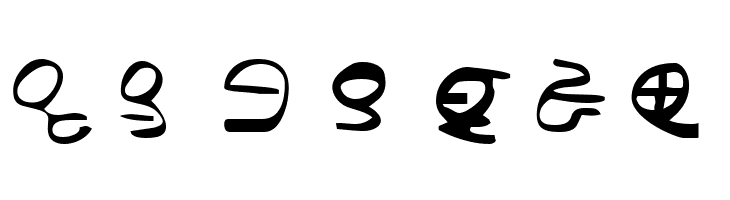 ID4 Alien Script  Free Fonts Download