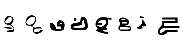 ID4 Alien Script  Free Fonts Download