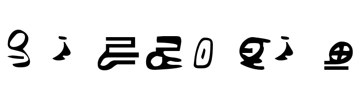 ID4 Alien Script  Free Fonts Download