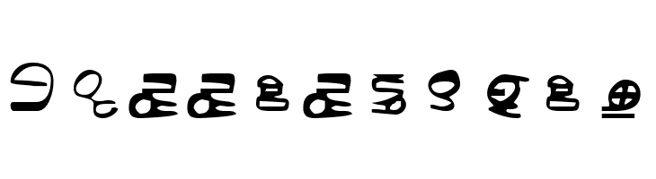 ID4 Alien Script  Free Fonts Download