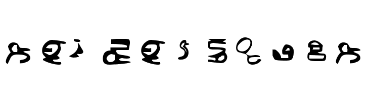 ID4 Alien Script  Free Fonts Download